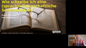 thumbnail of medium Wie schreibe ich eine sprachwissenschaftliche Seminararbeit 